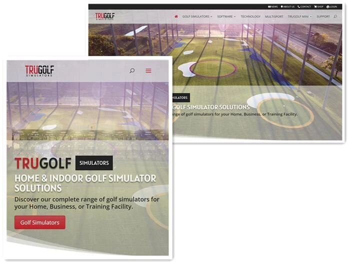 trugolf website page