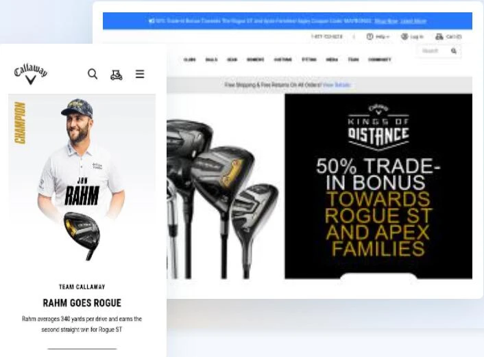 Callaway golf official website