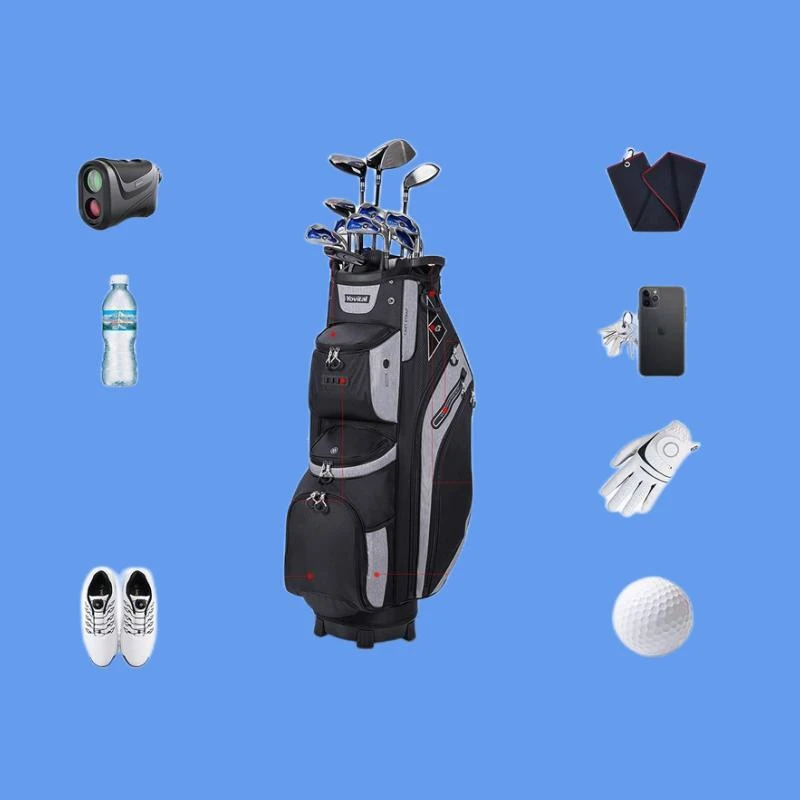 Best Golf Standard Bag(golf bags for men): Founders Club Premium Cart Bag with 14 Way