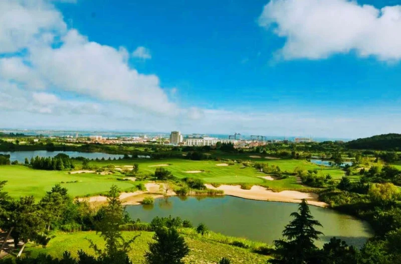 Shidaowan Course Shandong China-Typical hilly golf course