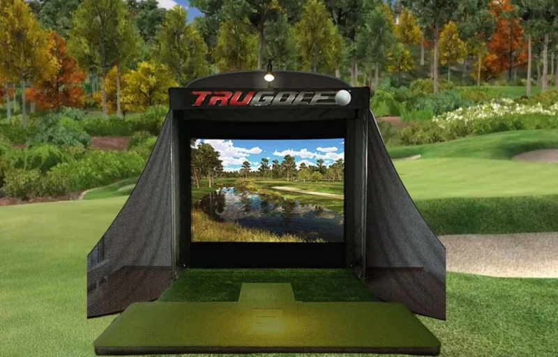 TruGolf Vista 8 Simulator w E6 Connect Banner